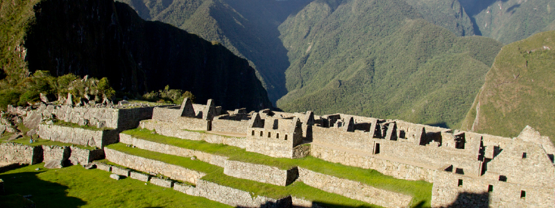 Multitud en la entrada de Machu Picchu