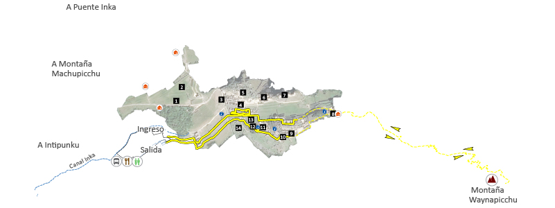 Sendero de la montaña Huayna Picchu